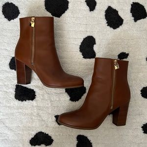 Michael Kor's Heeled Leather Boots